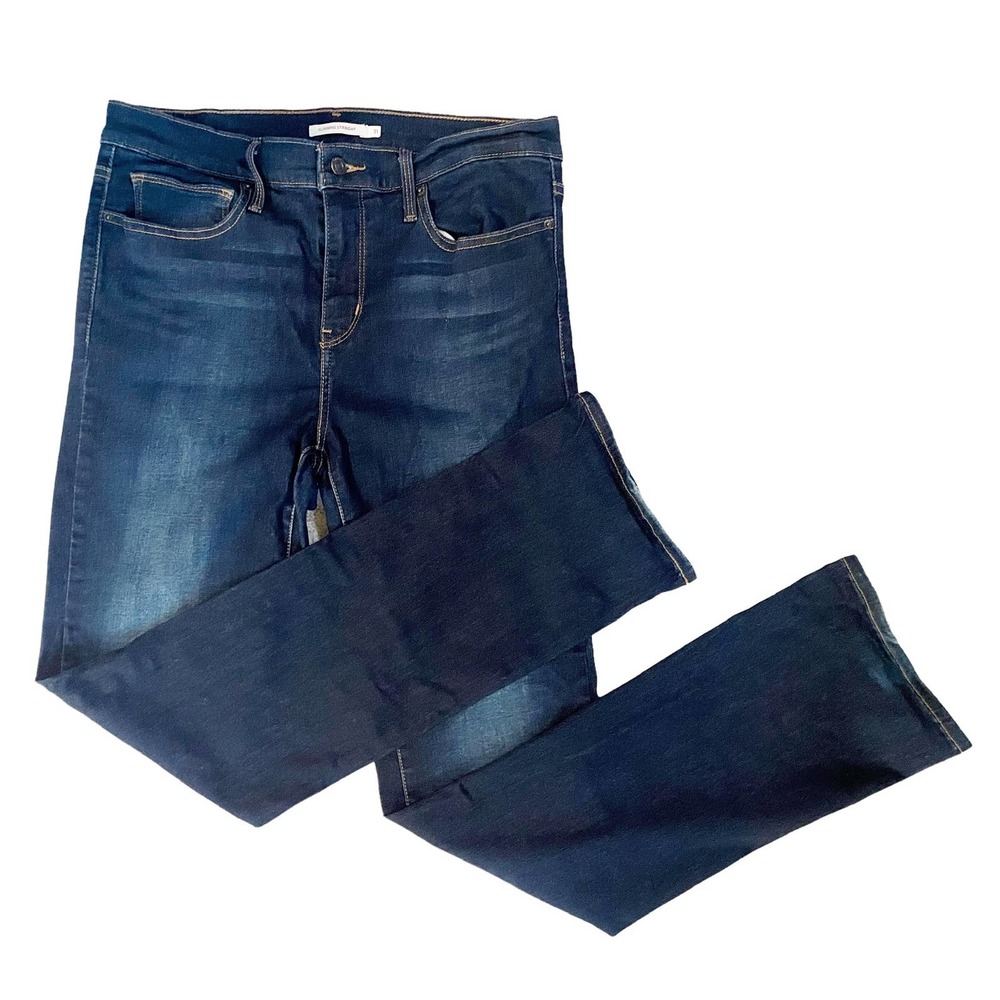 Levi's Slimming Straight Dark Wash Jeans Womens Size 31